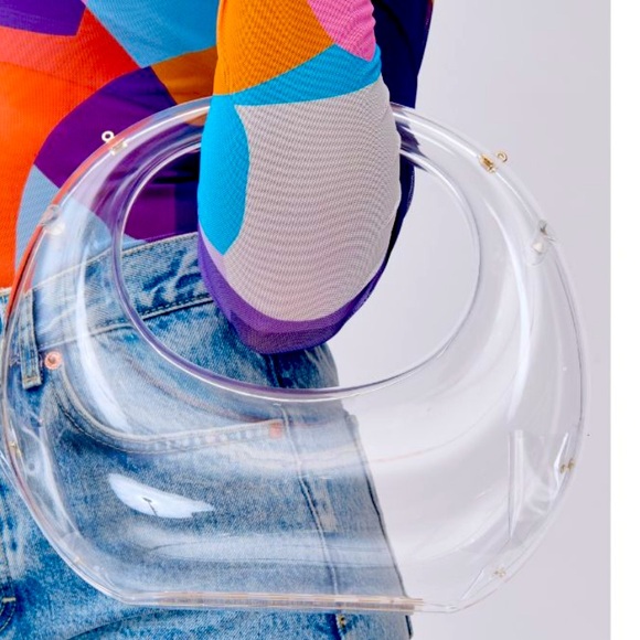 Trendy acrylic urban expression bag - Picture 2 of 5